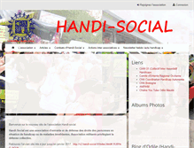 Tablet Screenshot of handi-social.fr